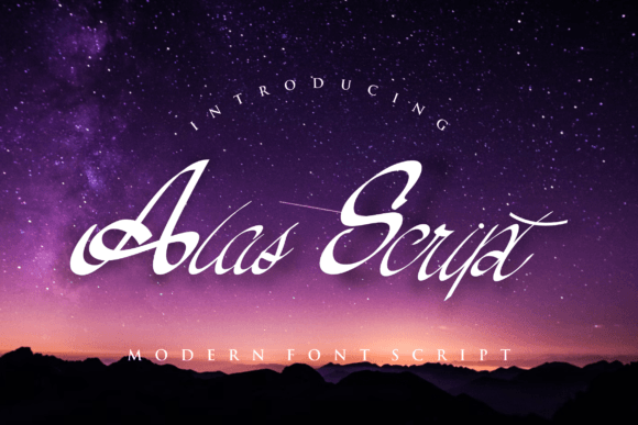 Alas Script: A Beautiful Handwritten Font