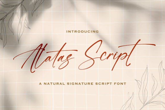 Alatas Script: Elegant Font for Business Branding
