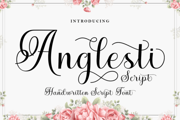 Anglesti Script: A Elegant Display Font