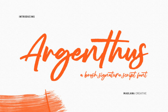 Argenthus Script: Elegant Font for Editorial Design