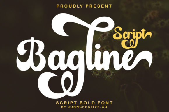 Bagline Script: A Retro Handwritten Font for Creative Brands