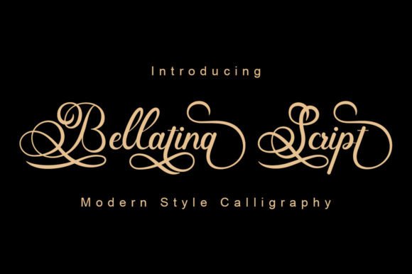 Bellatina Script: Elegant Font for Campaigns