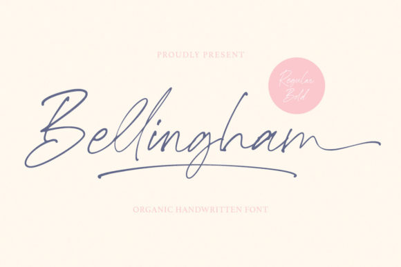 Bellingham Script Font for Business