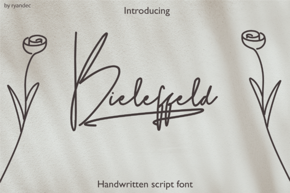 Bieleffed Script: A Font for Professional Branding
