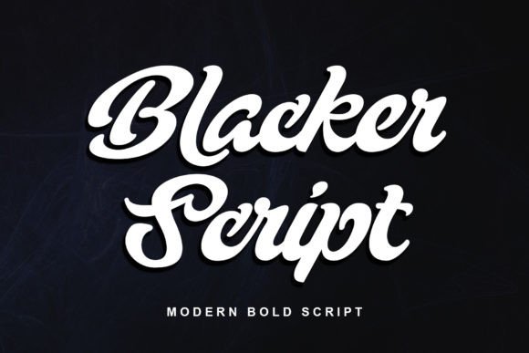 Blacker Script: A Bold Font for Web Design