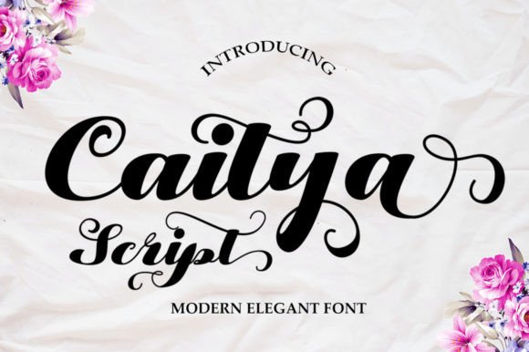 Caitya Script: A Bold Handwritten Font