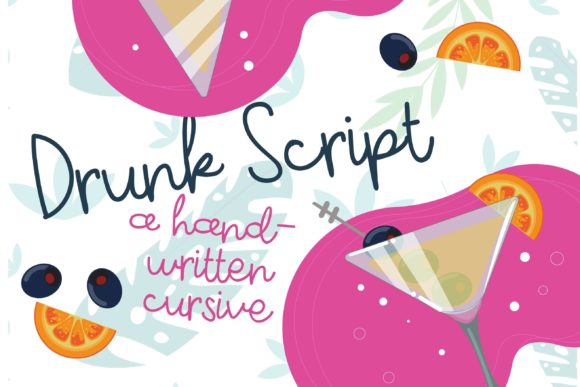Drunk Script: A Playful Typeface for Creative Projects