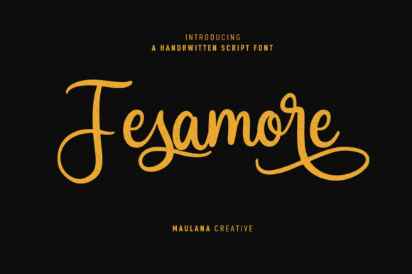 Fesamore Script: A Stylish Font for Web Design