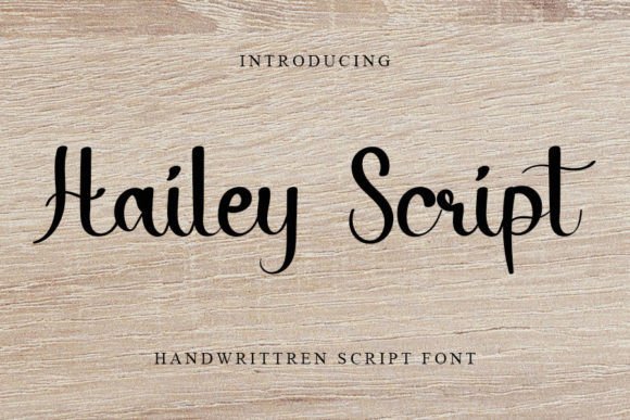 Hailey Script: A Creative Font for Editorial Design