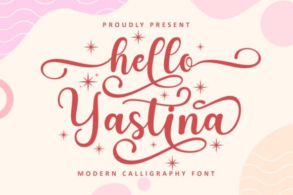 Hello Yustina Script: A Handmade Font for Thoughtful Design