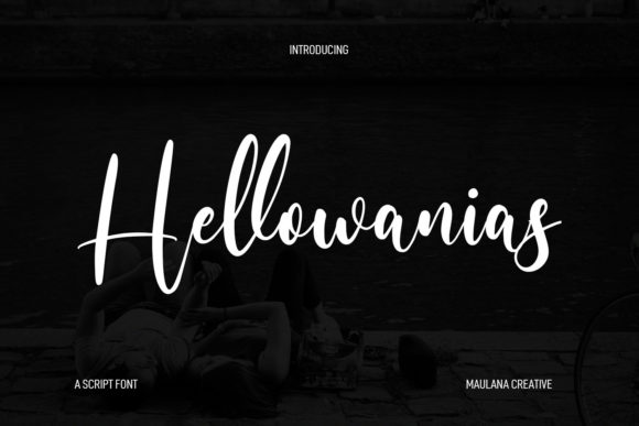 Hellowanias Script: A Fancy Handwritten Font for Web Design