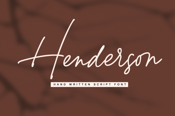 Henderson Script: A Stylish Font for Digital Marketing