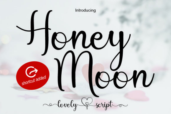 Honey Moon Script Font for Business