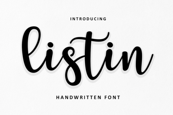 Listin Script: A Stylish Font for Web Design