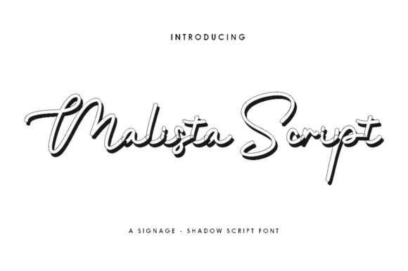 Malista Script: A Handwritten Font for Creative Makers