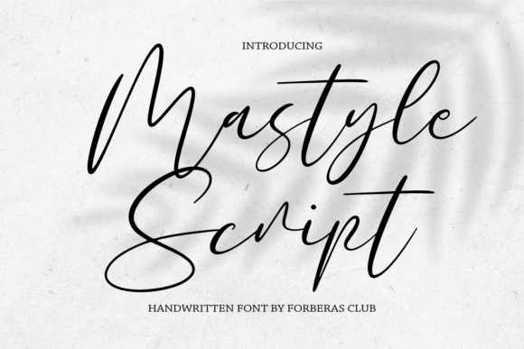 Mastyle Script Font for Creative Projects