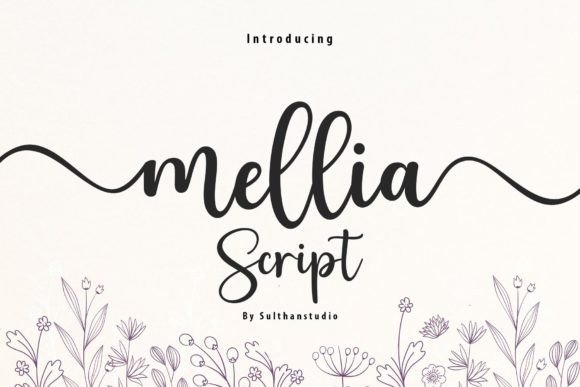Mellia Script: A Elegant Display Font