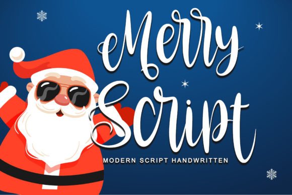 Merry Script: A Festive Handwritten Font