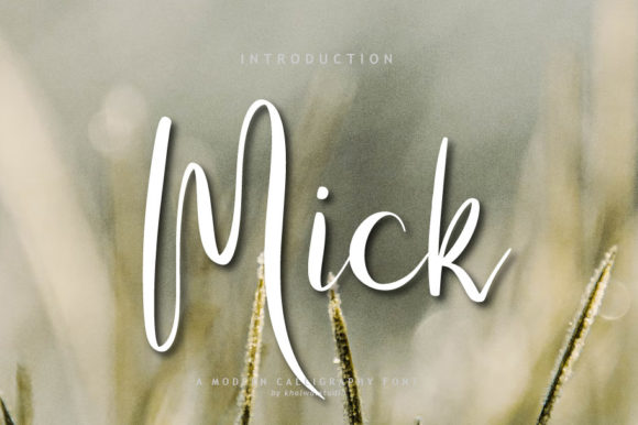 Mick Script: A Font for Polished Branding
