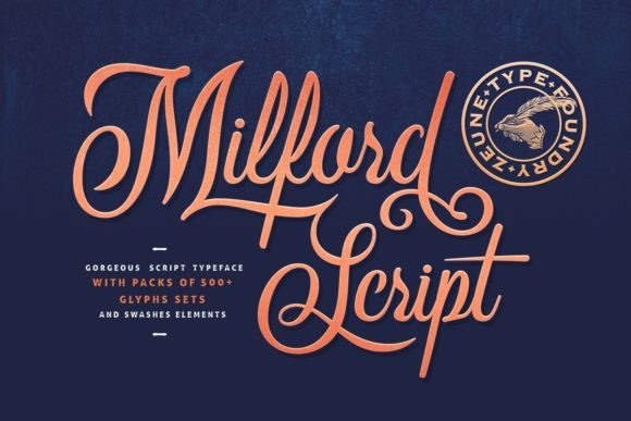 Milford Script: A Stylish Font for Digital Marketing