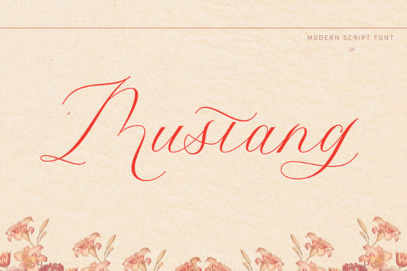 Mustang Script: A Modern Calligraphic Font
