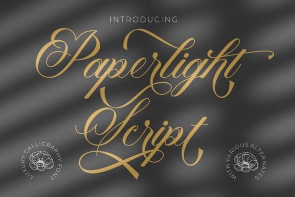Paperlight Script: A Luxurious Font for Business