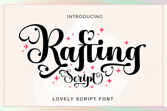 Rafting Script: A Font for Web Designers