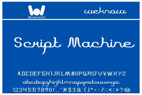 Script Machine: A Stylish Font for Business