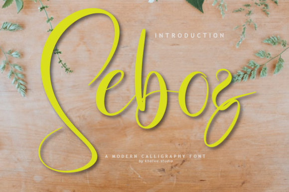 Seboz Script: A Timeless Handwritten Font