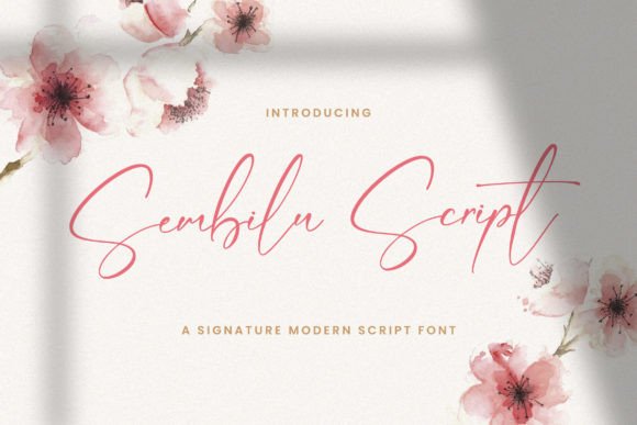 Sembilu Script: A Graceful Handwritten Font