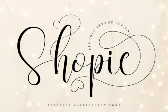Shopie Script: A Beautiful Font for Business