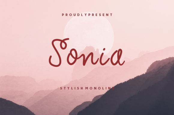 Sonia Script: A Versatile Handwritten Font