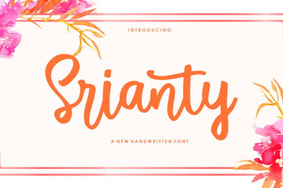 Srianty Script: Elegant Font for Business Branding