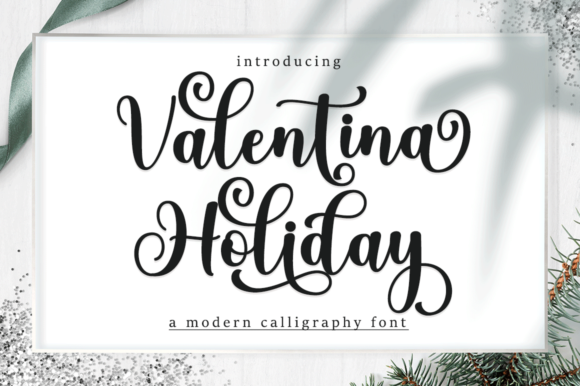 Valentina Holiday Script: Elegant Font for Branding