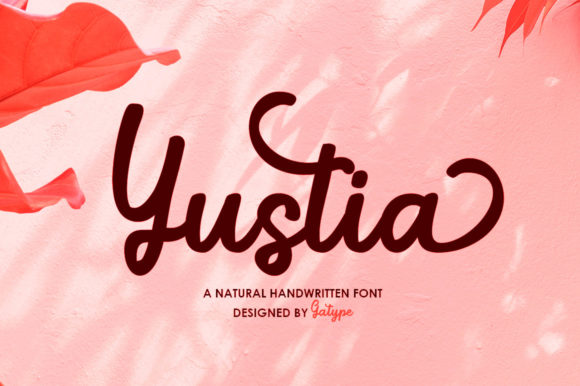 Yustia Script: Elegant Font for Creative Campaigns
